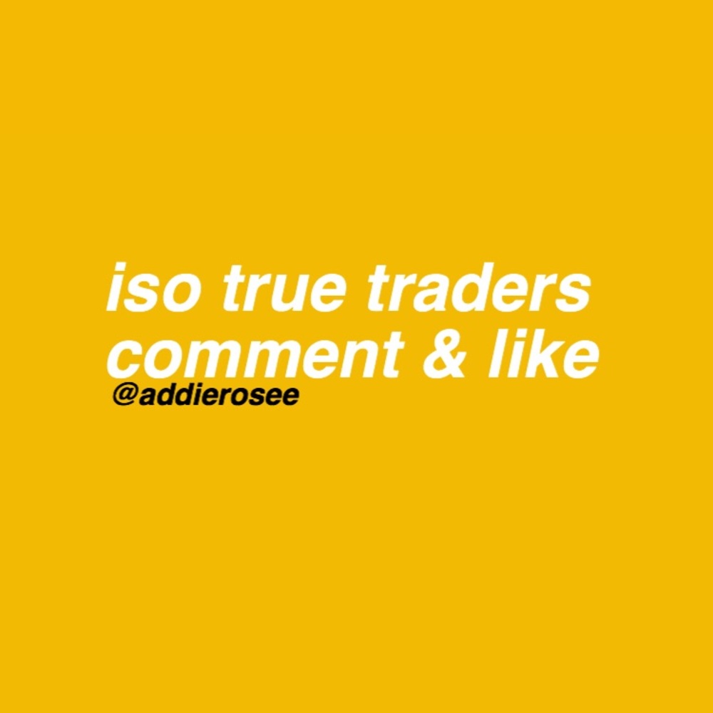 iso true traders like & comment